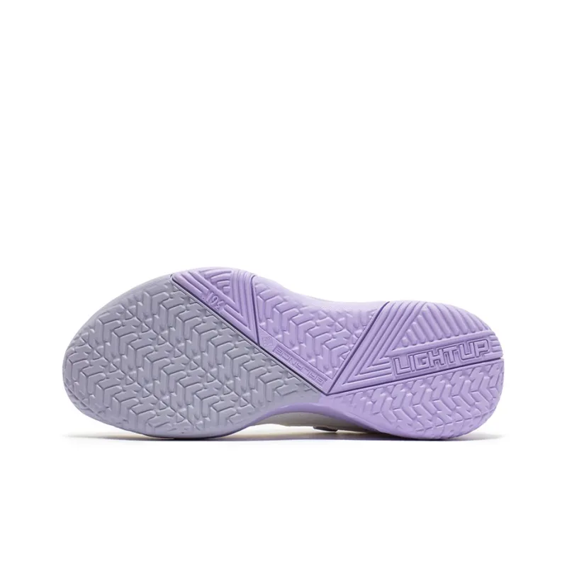 361° Burning Battle 3.0 Basketball Shoes Men Low Top Feather White/Rosemary Purple-4