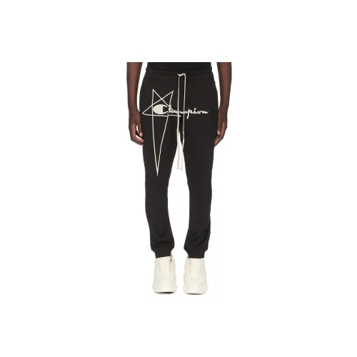 RICK OWENS Knitted Sweatpants Men Black