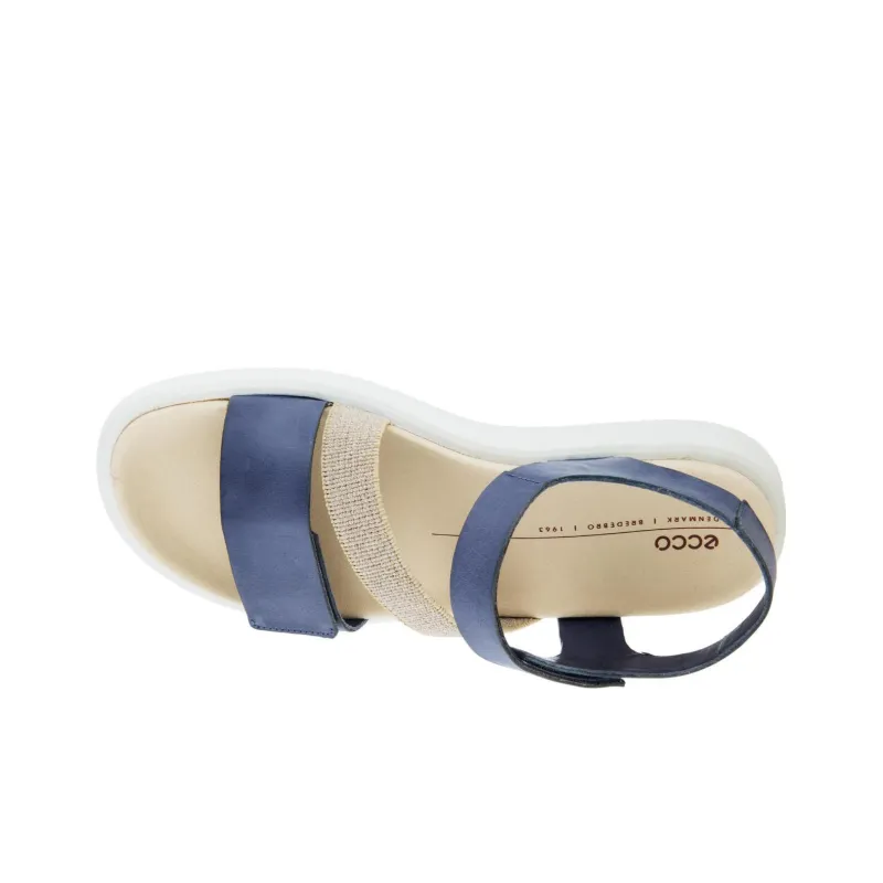Ecco Stylish Sandal Women's Beige Blue-3
