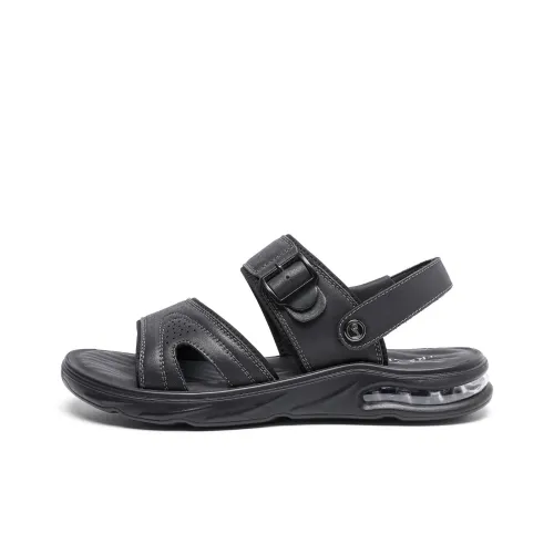 TRUMPPIPE Beach Sandals Men Black