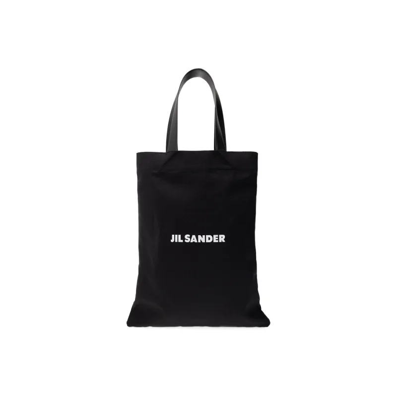 JIL SANDER Logo Printed Large Tote Bag-0