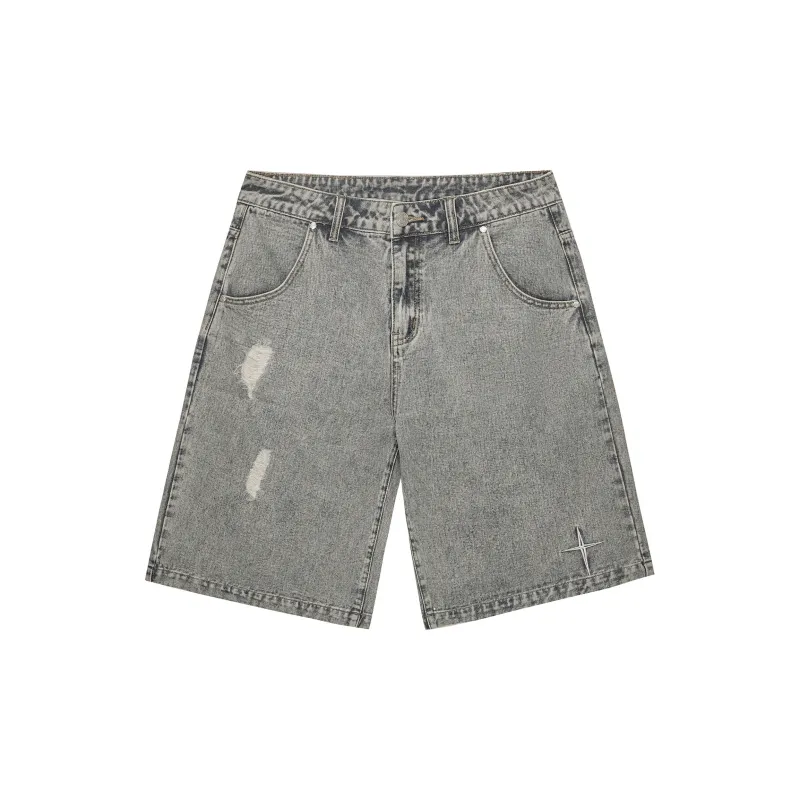 ICONS Lab Denim Shorts Unisex-8