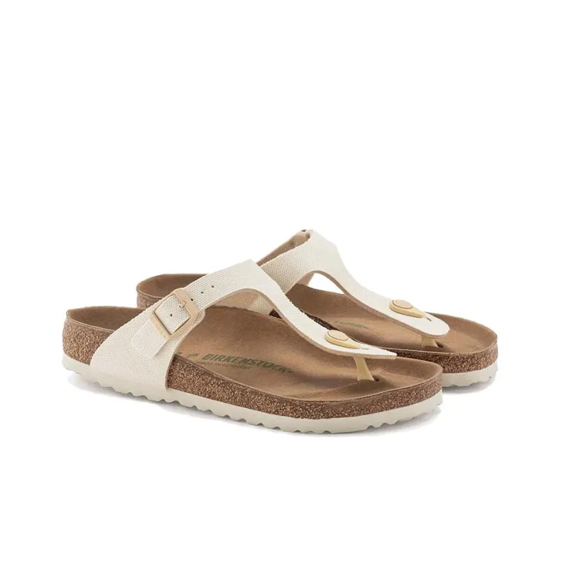 Birkenstock Gizeh Collection Stylish Sandal Women's White Narrow-2