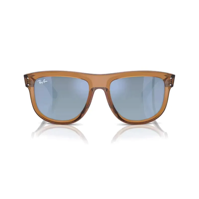 RayBan Irregular Shape Sunglasses Unisex Brown-1