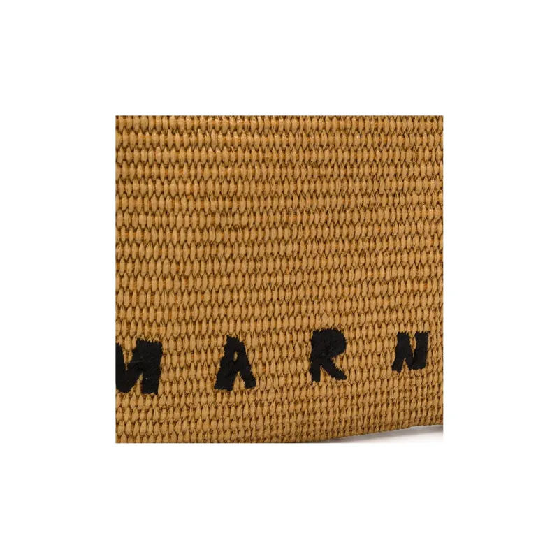 MARNI Marcel Logo Embroidered Crossbody Bag-3