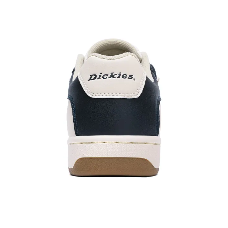 Dickies Anti Slip Wear Resistant Low Top Skateboard Shoes Men's White Blue-3