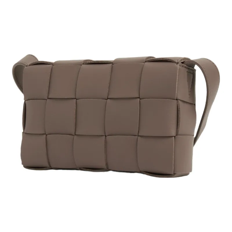 Bottega Veneta Leather Crossbody Bag Shoulder Bag Women's Brown-1