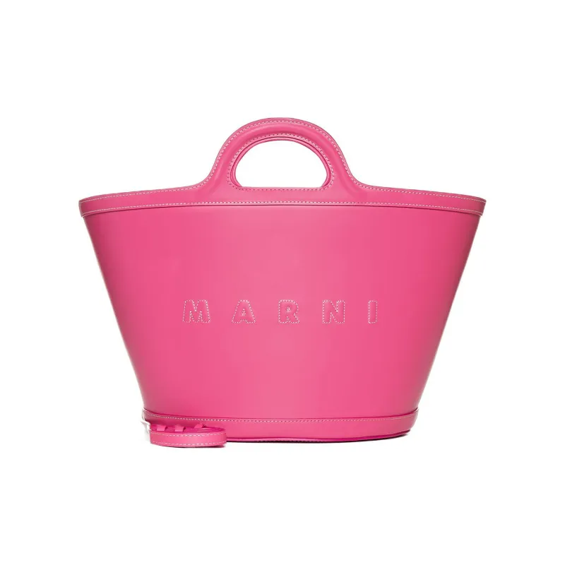 MARNI Logo Embossed Top Handle Bag-0