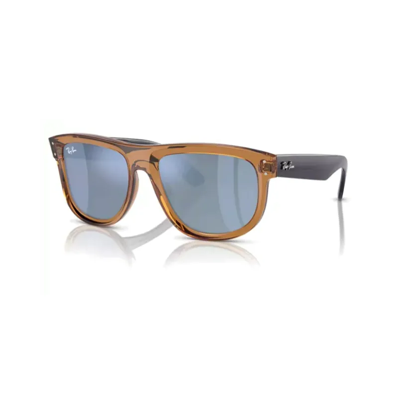 RayBan Irregular Shape Sunglasses Unisex Brown-0