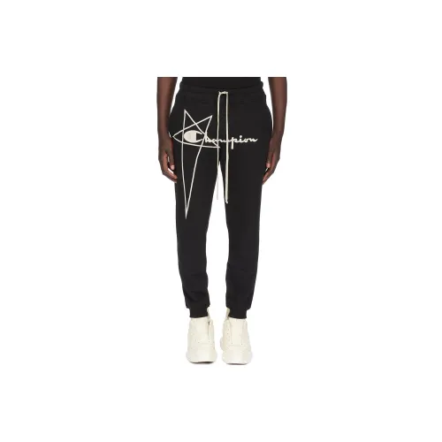 RICK OWENS Knitted Sweatpants Men Black