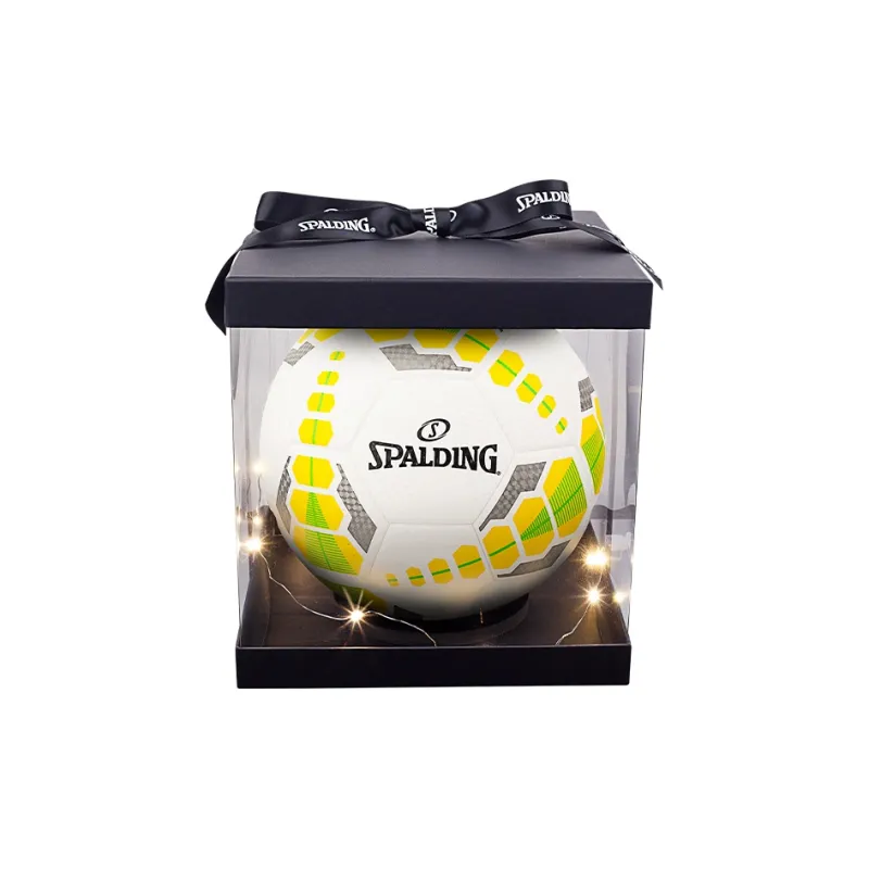 SPALDING Competition Ball Collection Size 5 Soccer PU Seamless Thermal bonding Unisex White Yellow Green-4