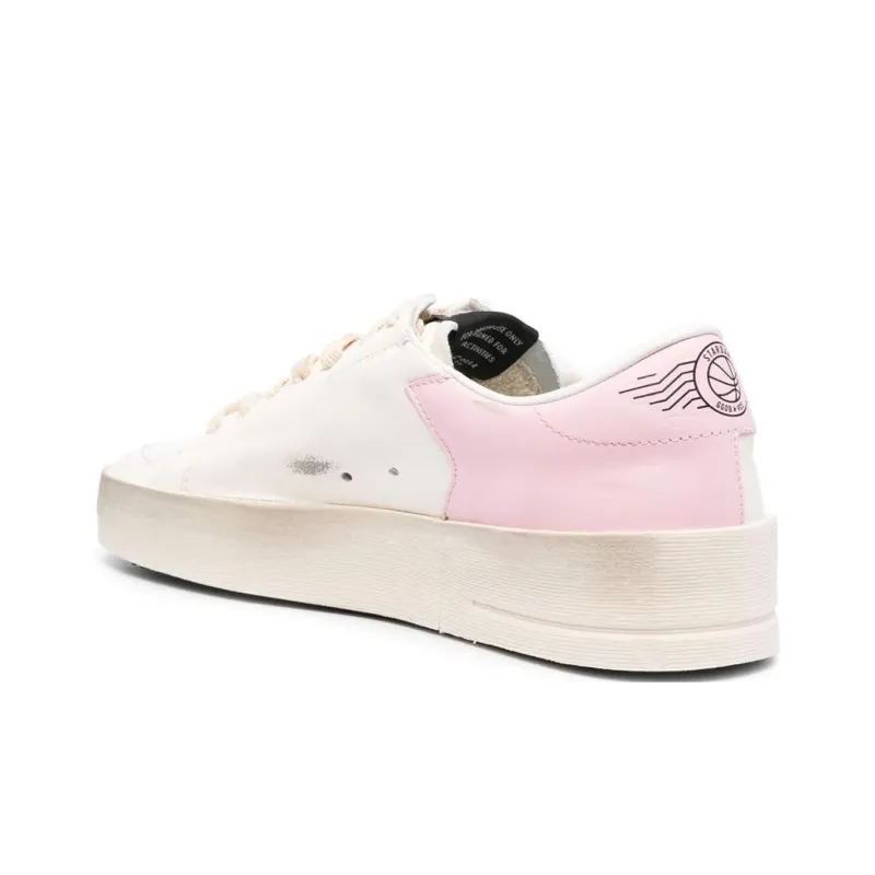 Golden Goose Stardan White Orchid Pink Women's-2