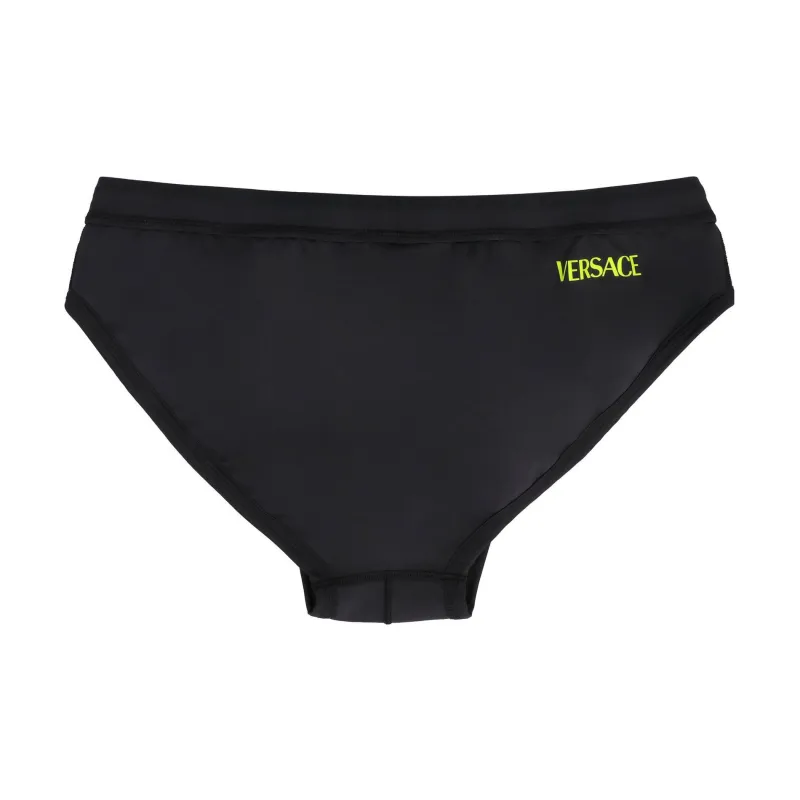 VERSACE Logo Printed Swim Briefs-1