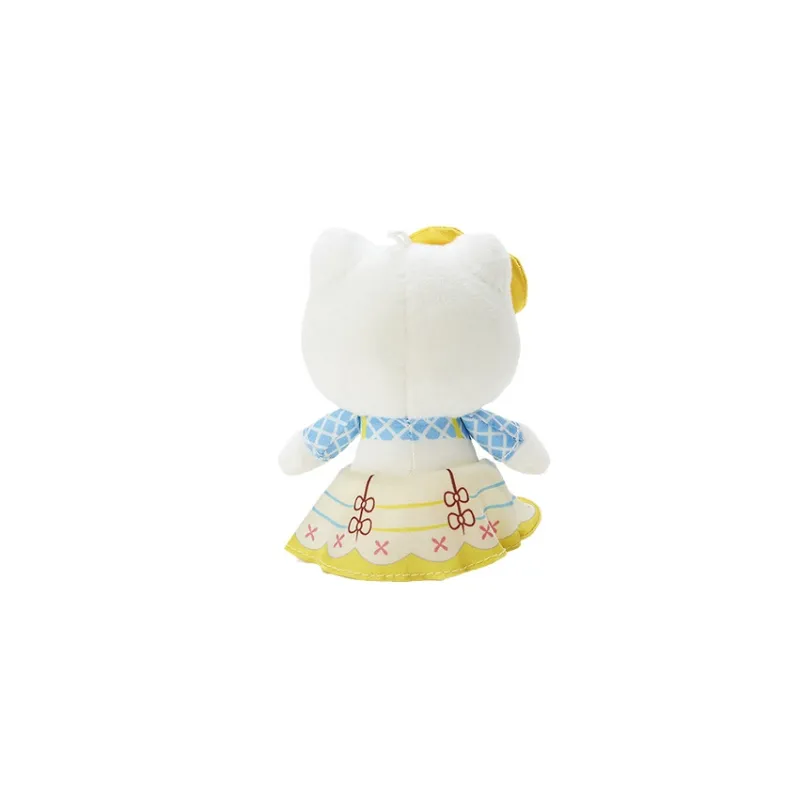 Sanrio Rainbow Land Hello Kitty Rainbow Paradise Hello Kitty Dolls Plush Pendant 12cm Height-1