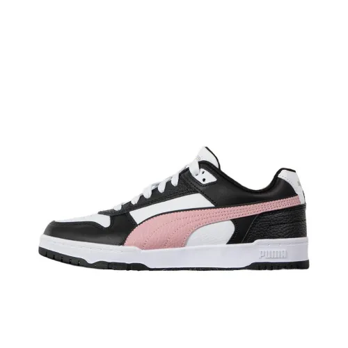 PUMA RBD Game Skateboard Shoes Unisex Low-Top Black/White/Pink