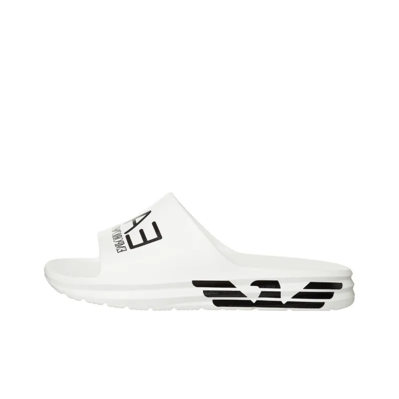 Ea7 EMPORIO ARMANI Crusher Distance Logo-print Slides-0