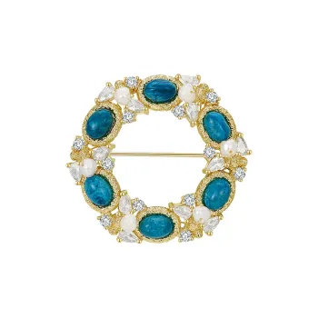 HMZ Brooches Women's Gold