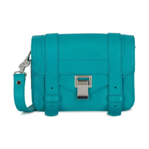 PROENZA SCHOULER Leather Shoulder Bag Crossbody Bag Mini Women's Blue