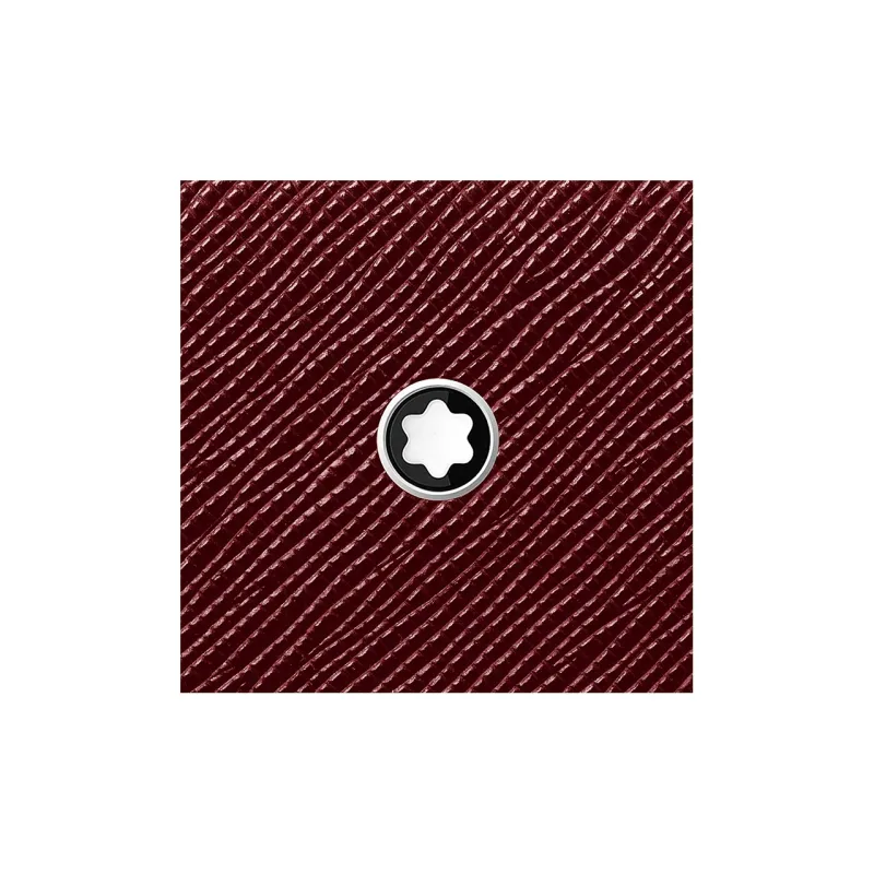 MONTBLANC Cow Leather Wallet Men's Burgundy-4