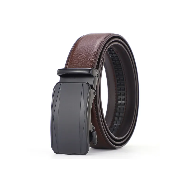ALIEN BANG Cow Split Leather Leather Belts Men's Width 3.5CM-0