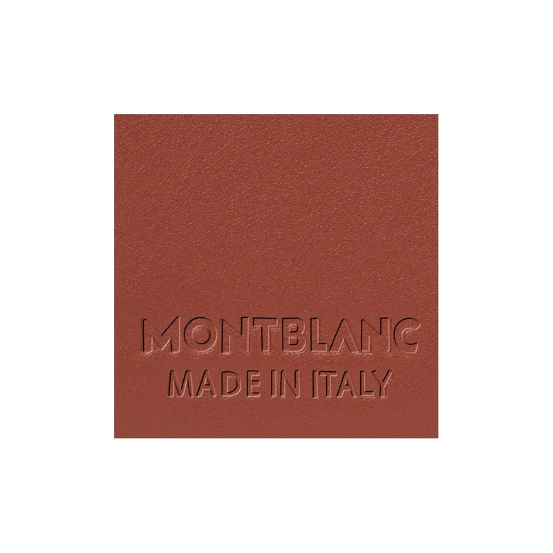 MONTBLANC Calfskin Wallet Mini Men's Diamond Red-4