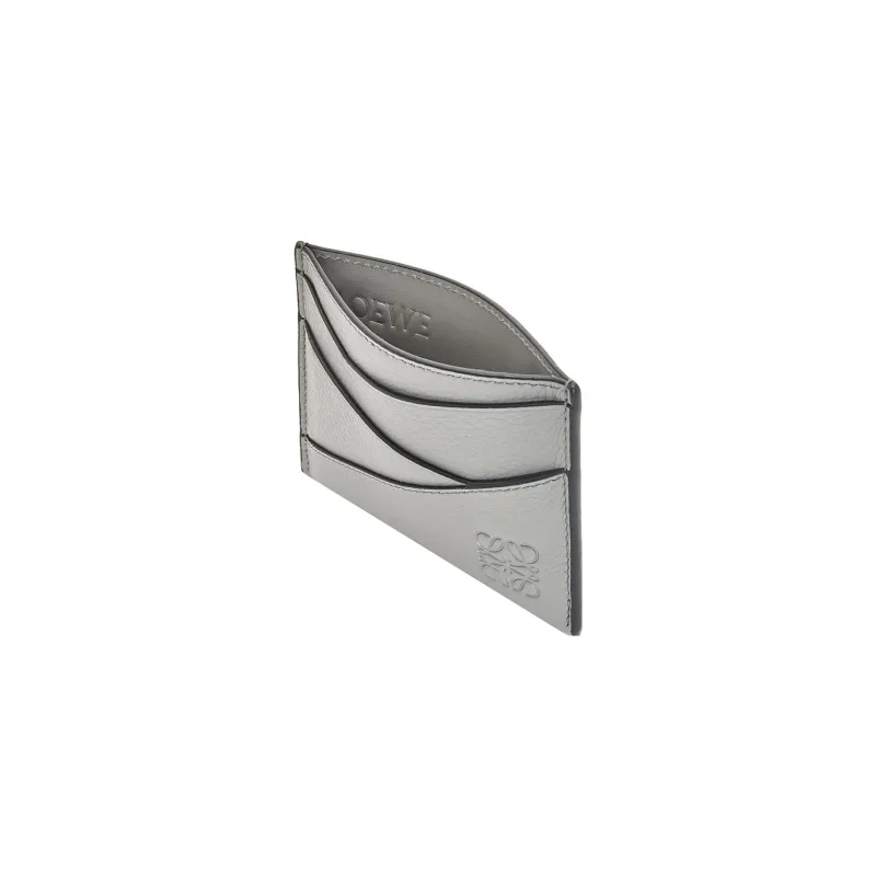 LOEWE Puzzle Cow Leather Card Holder Men's Asphalt Gray-1
