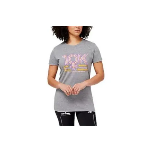 New Balance MINI 10K T-Shirts Women's Gray