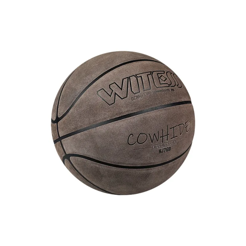 WITESS Eyewitness Series Cow Leather Basketball Gray Size 7 Training Match Unisex-2