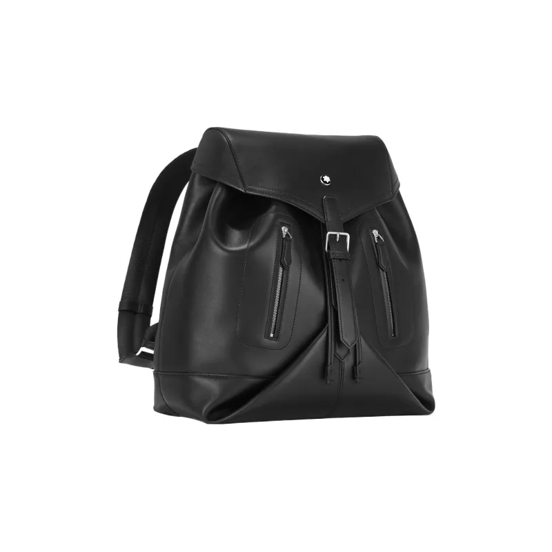 MONTBLANC Cow Leather Backpack Men's Black-1