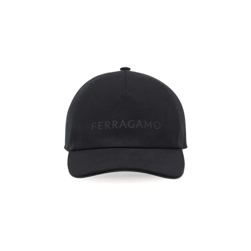Ferragamo Logo appliqué Baseball Cap-0