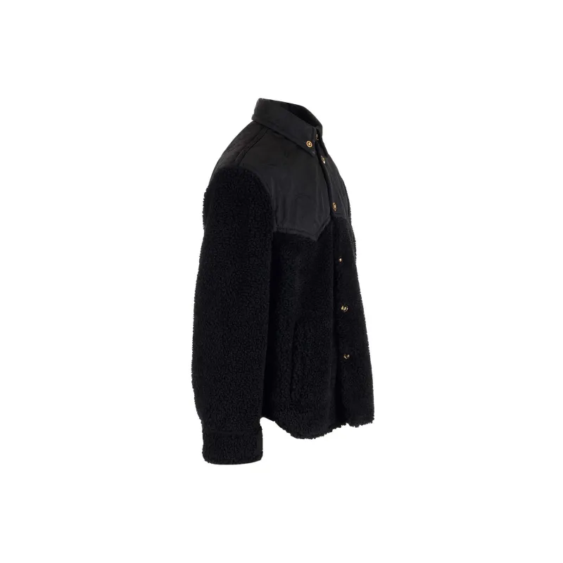 VERSACE Panelled Button Up Jacket-2