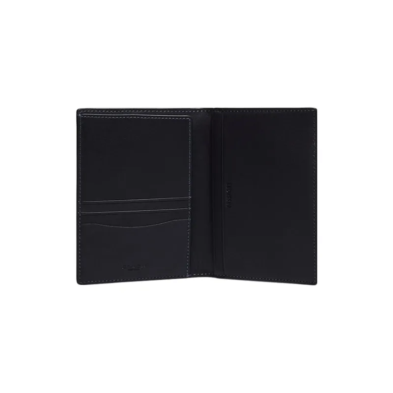 COACH Calfskin Document Bag, Wallet, Passport Holder Women's Black-1