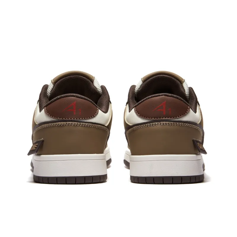 A1 Puffy Shoes Abrasion Resistant Balance Breathable Low Top Skateboard Shoes Unisex-55