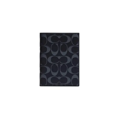 COACH Calfskin Document Bag, Wallet, Passport Holder Women's Black