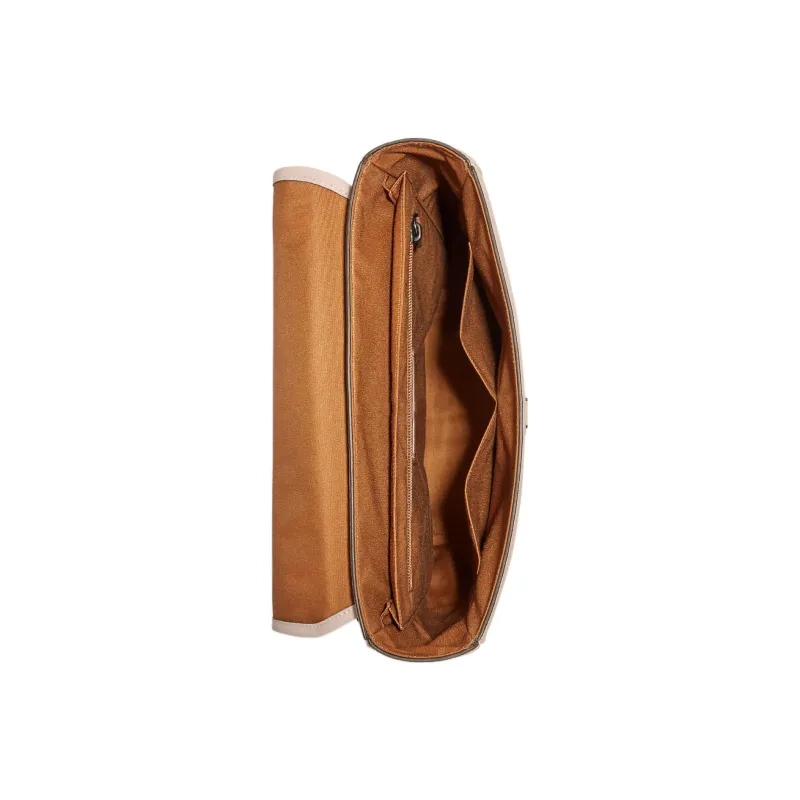 COACH Pebbled Leather Laptop Bag Backpack Tubas Men's Nude-2