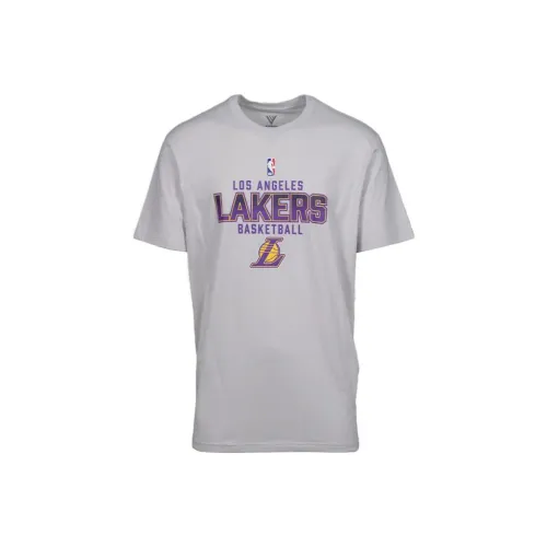 NBA Lakers T-Shirts Men Oyster Gray