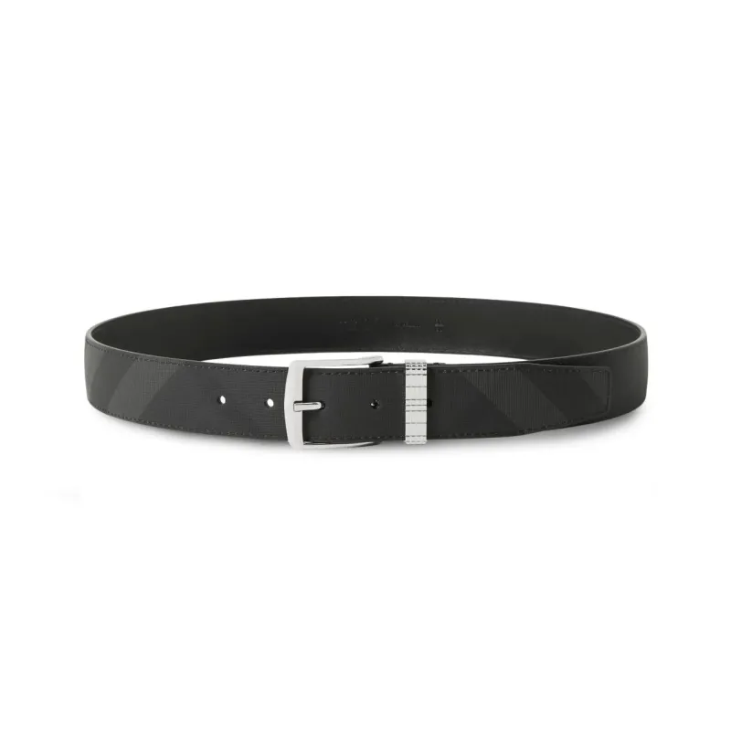 Burberry Leather Leather Belts Men's Black Width  3.5cm-0