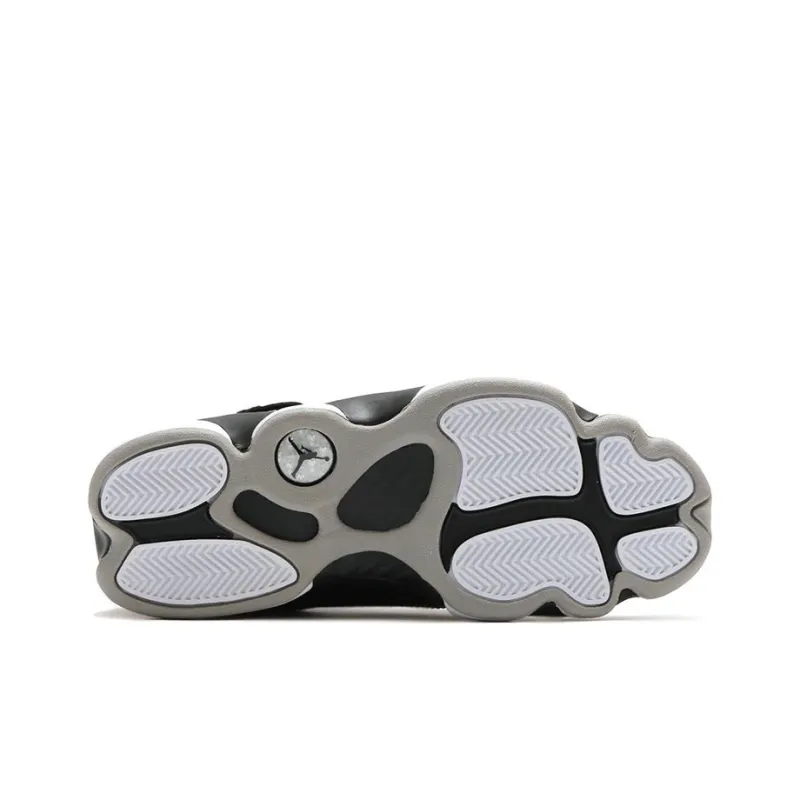Jordan 6 Rings Black Matte Silver-4
