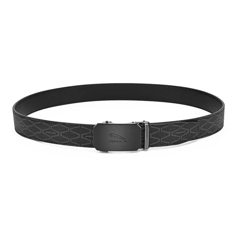 JAGUAR Matte Automatic Buckle PVC Cow Leather Leather Belts Men's 3.5cm-13
