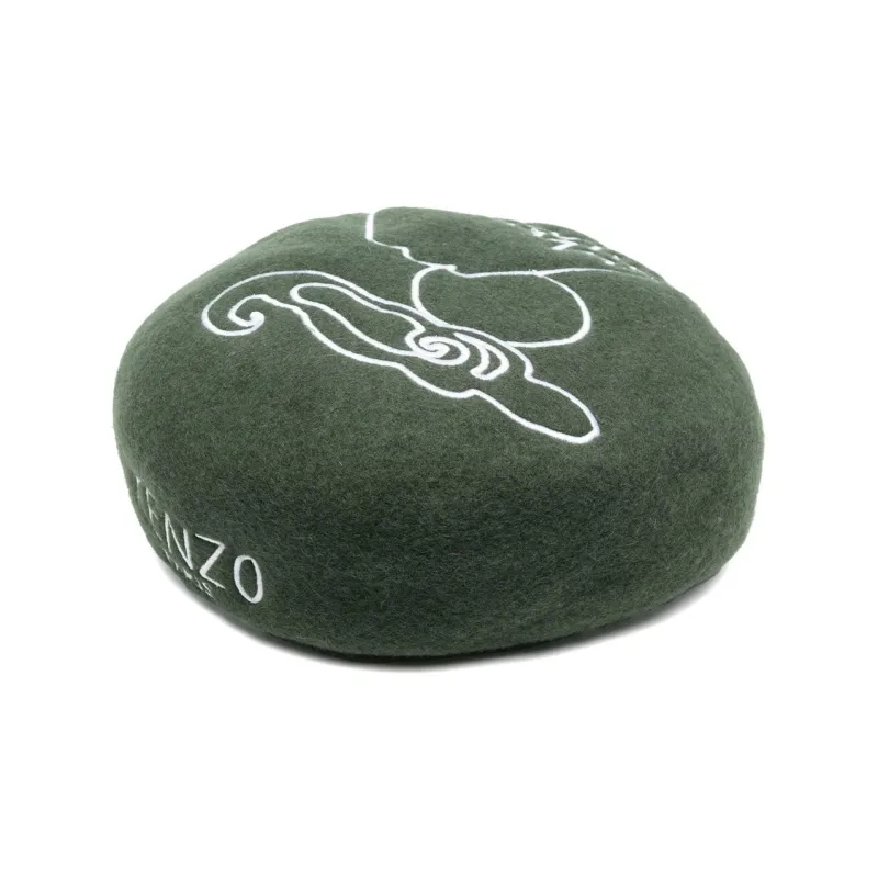 KENZO Berets Women's Green-0