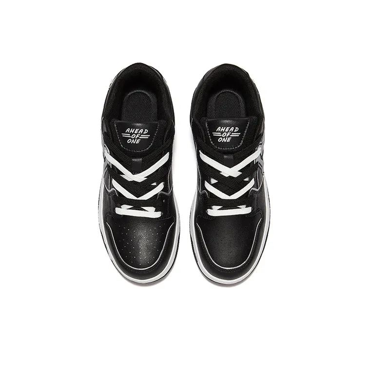 A1 Puffy Shoes Abrasion Resistant Balance Breathable Low Top Skateboard Shoes Unisex-88