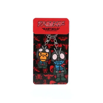 A BATHING APE BAPE X New Kamen Rider Co brand Key Ring Unisex