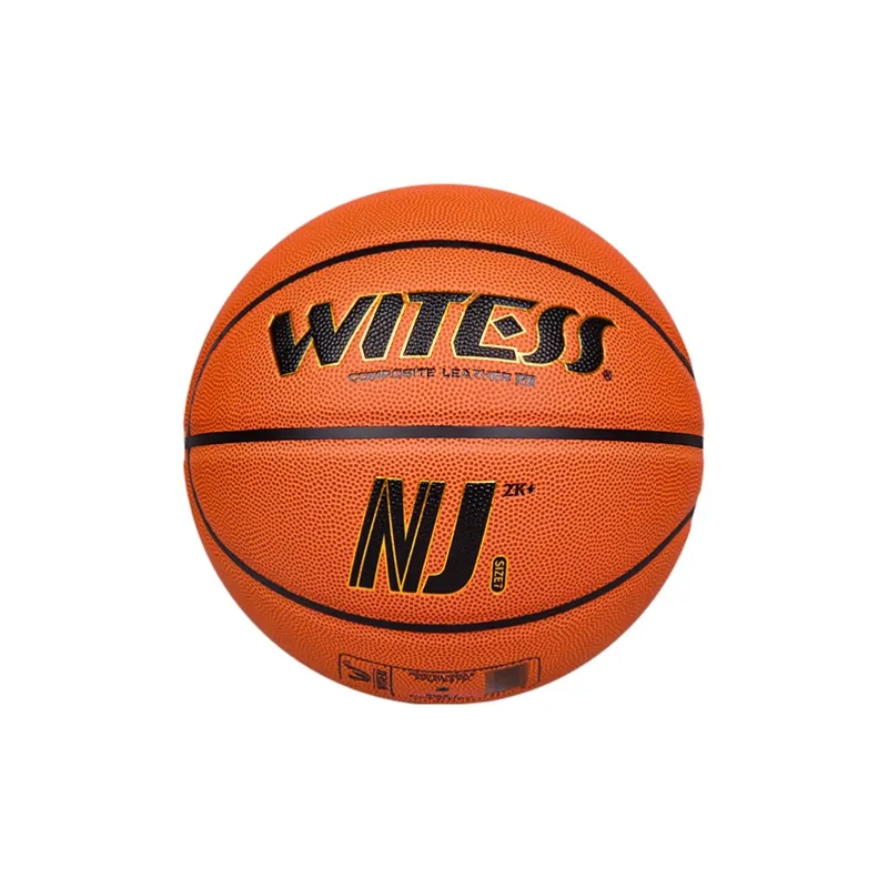 WITESS Microfiber Leather Basketball Orange Red Size 7 Training Unisex-3