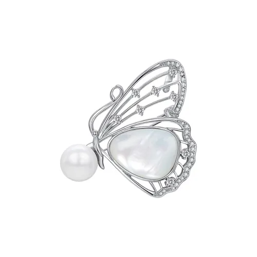 JAY Brooches Women's Silver