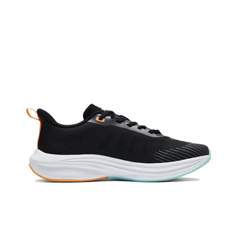 PEAK Light Stretch Non slip Breathable And Wear resistant Low Top Running Shoes Men's Black-1