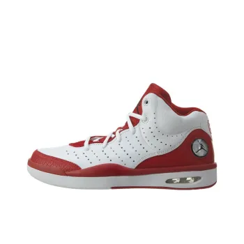 JORDAN Flight Tradition White/Black Gym Red