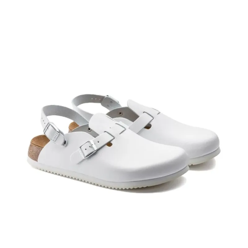 Birkenstock Kay Sl Natural Leather Sandals 'White'-2