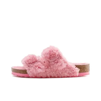 Birkenstock Arizona Shearling Big buckle Sandals Women's