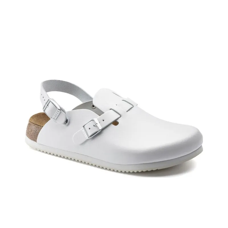 Birkenstock Kay Sl Natural Leather Narrow Fit Sandals 'White'-1