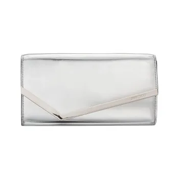 Jimmy Choo Emmie Mirrored Pouch Bag